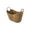 Small Water Hyacinth Basket with Metal Handles by Ashland&#xAE;